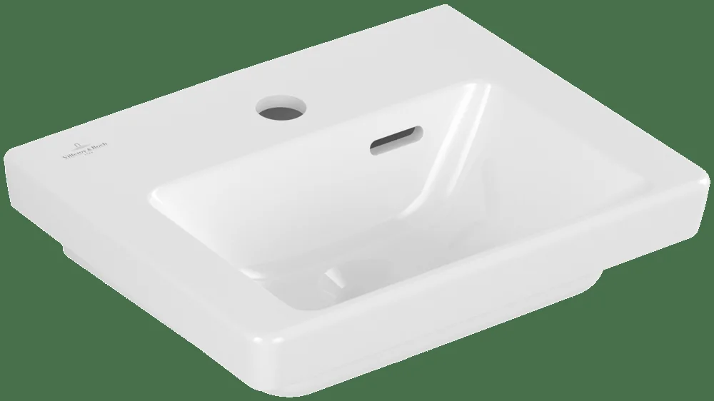 Villeroy & Boch Subway 3.0 Handwaschbecken, 370x305mm, Rechteck, 1HL., Überlauf, Weiß Alpin Villeroy & Boch Subway 3.0 Handwaschbecken, 370x305mm, Rechteck, 1HL., Überlauf, Weiß Alpin