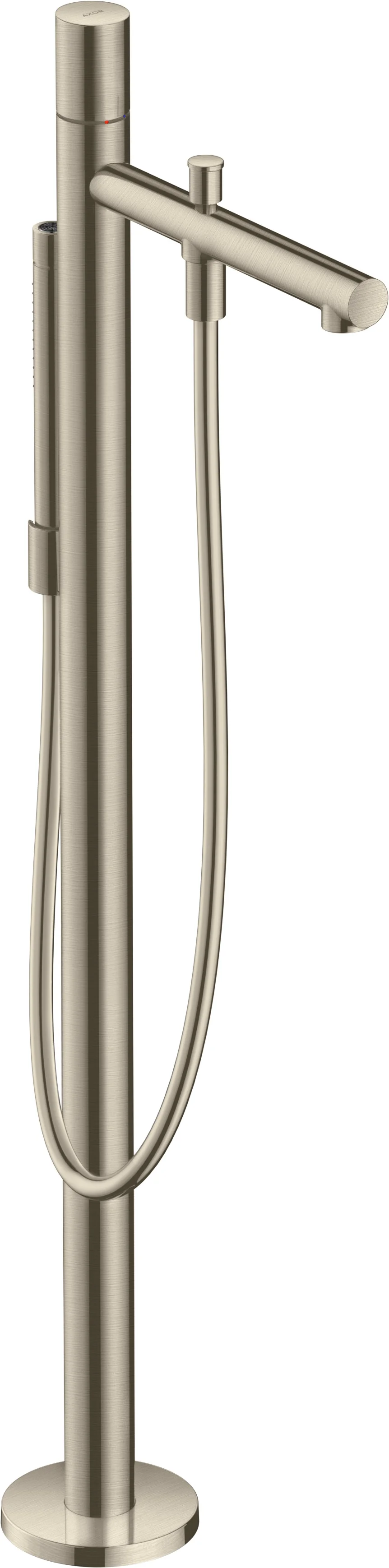 Hansgrohe AXOR Uno Einhebel-Wannenmischer bodenstehend, Brushed Nickel, Ausladung 244 mm Hansgrohe AXOR Uno Einhebel-Wannenmischer bodenstehend, Brushed Nickel, Ausladung 244 mm