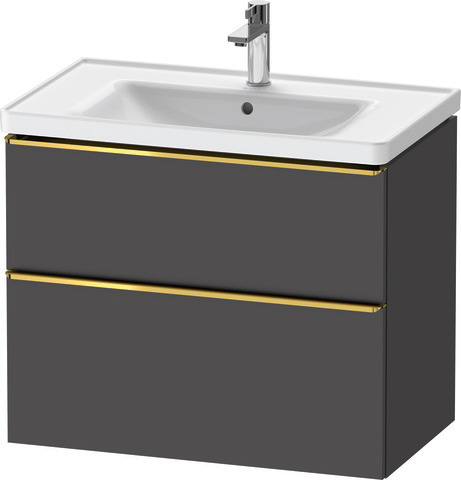 Duravit Waschtischunterschrank wandhängend „D-Neo“ 78,4 × 62,5 × 45,2 cm