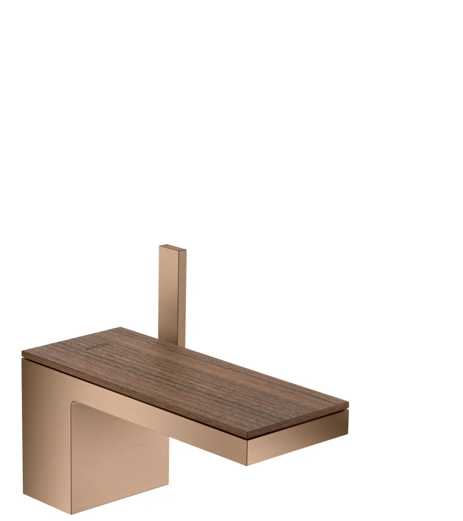 Hansgrohe AXOR MyEdition Platte 200 mm, Amerikanischer Nussbaum, abnehmbar