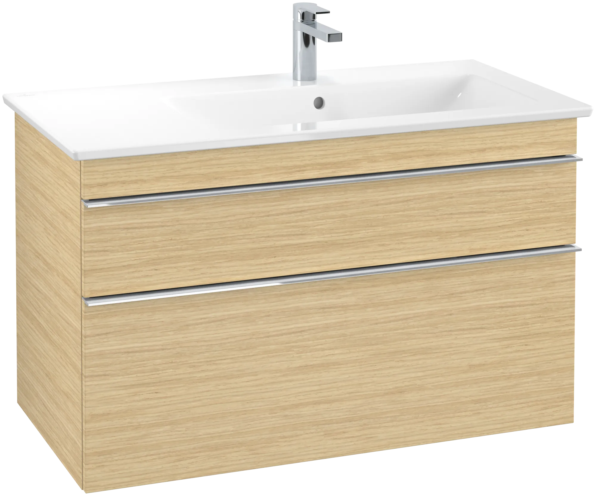 Villeroy & Boch Waschtischunterschrank „Venticello“ für Schrankwaschtisch 953 × 590 × 502 mm Nordic Oak, für Becken rechts