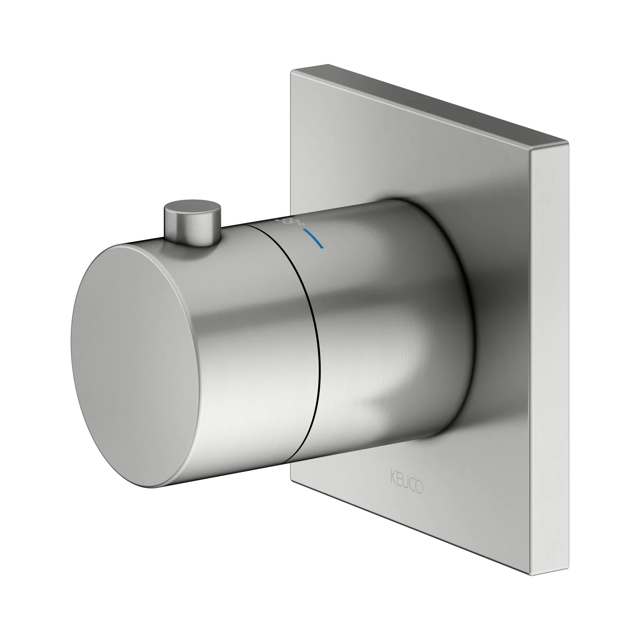 KEUCO IXMO Thermostatarmatur Unterputz eckig Edelstahl-finish KEUCO IXMO Thermostatarmatur Unterputz eckig Edelstahl-finish