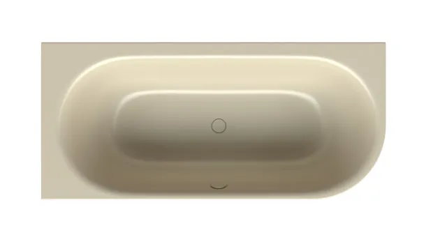 Bette BetteLux Oval IV Silhouette Badewanne, Eck, Sonderform, 1750x800x450 mm, Cream, glasierter Titan-Stahl, 2-Sitzer, Schürzen-Badewanne Bette BetteLux Oval IV Silhouette Badewanne, Eck, Sonderform, 1750x800x450 mm, Cream, glasierter Titan-Stahl, 2-Sitzer, Schürzen-Badewanne