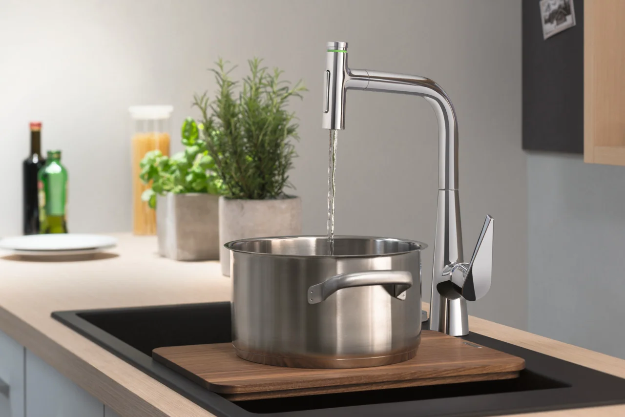 Hansgrohe Talis Select M51 Einhebel-Küchenmischer mit Ausziehbrause 2jet sBox Chrom, ComfortZone 300, Schwenkbereich einstellbar auf 110° oder 150°, Laminarstrahl und Brausestrahl, MagFit magnetische Brausehalterung, max. Durchflussmenge 8 l/min bei 3 ba Hansgrohe Talis Select M51 Einhebel-Küchenmischer mit Ausziehbrause 2jet sBox Chrom, ComfortZone 300, Schwenkbereich einstellbar auf 110° oder 150°, Laminarstrahl und Brausestrahl, MagFit magnetische Brausehalterung, max. Durchflussmenge 8 l/min bei 3 ba