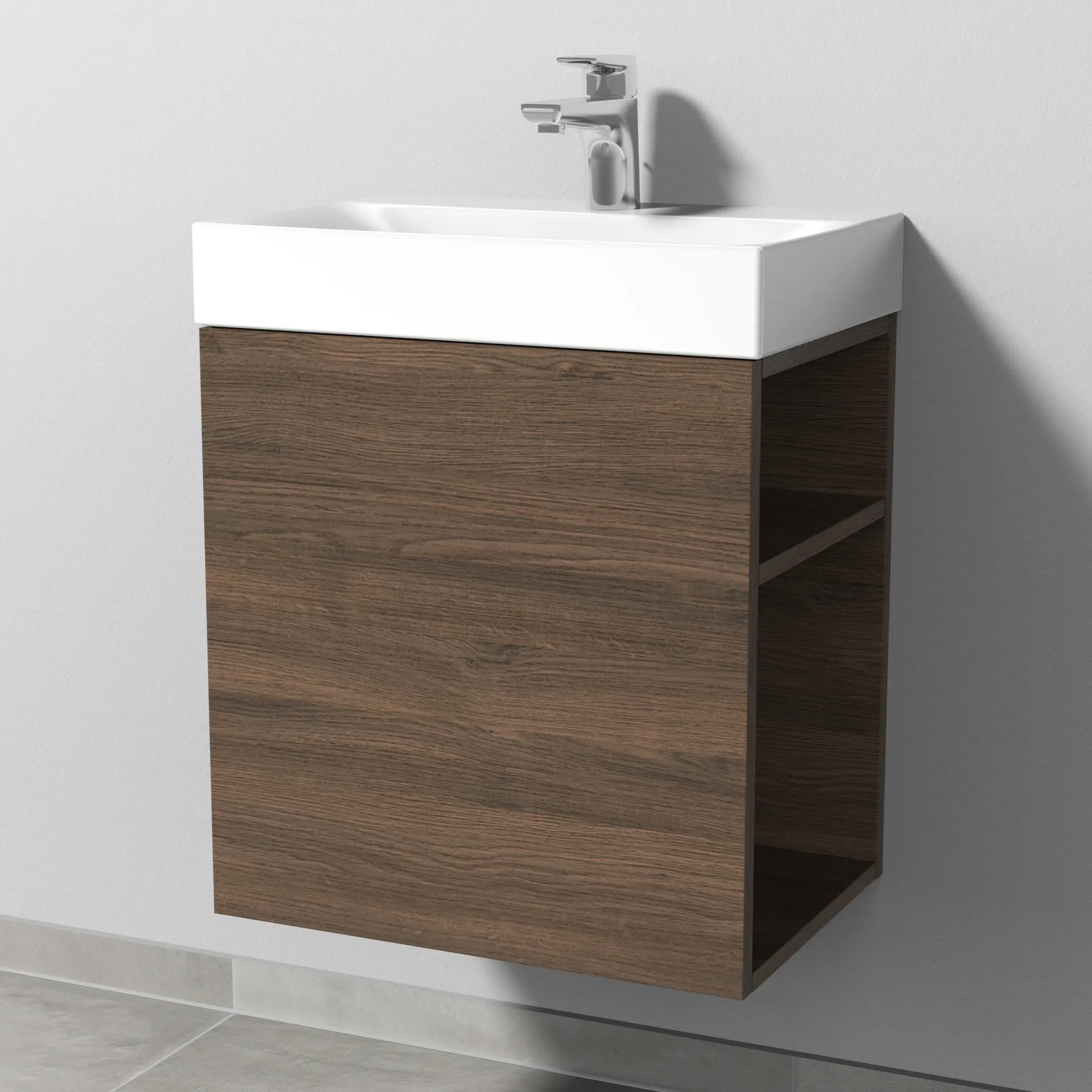 Sanipa Waschtischunterschrank „2morrow“ 490 × 510 × 350 mm in Eiche Arizona