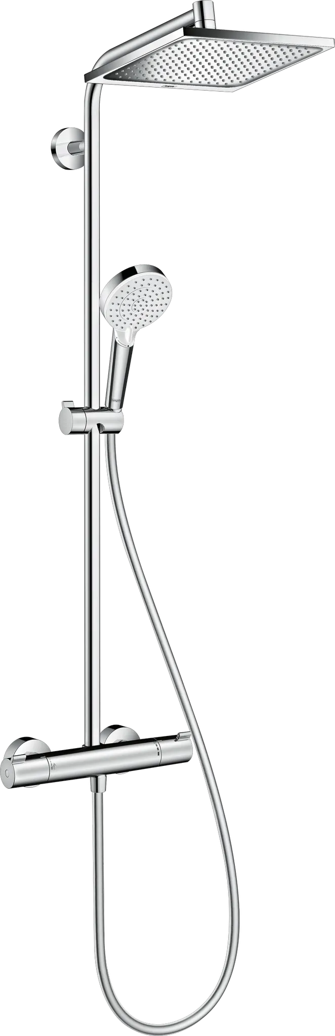 Hansgrohe Crometta E Showerpipe 240 1jet EcoSmart mit Thermostat, Chrom Hansgrohe Crometta E Showerpipe 240 1jet EcoSmart mit Thermostat, Chrom