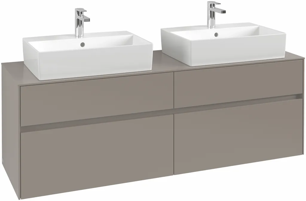 Villeroy & Boch Waschtischunterschrank „Collaro“ 160 × 54,8 × 50 cm ohne Beleuchtung, links und rechts