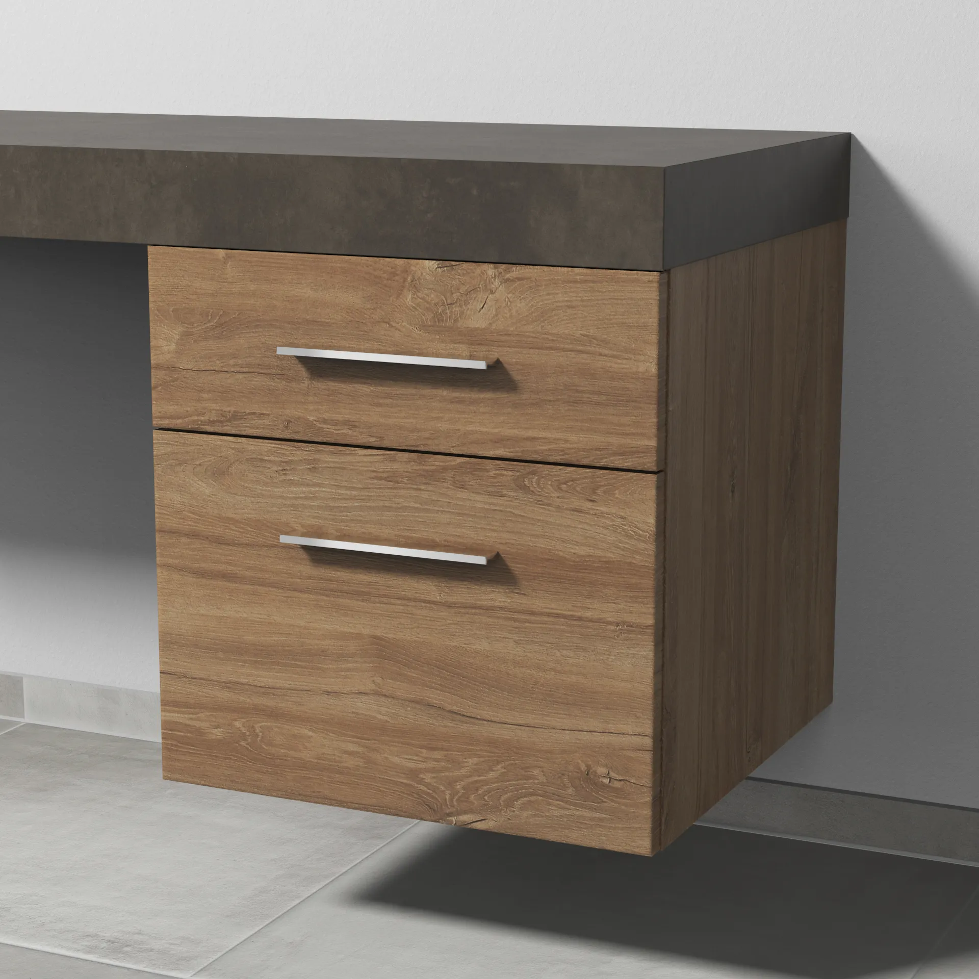 Sanipa Unterschrank „2morrow“ 500 × 510 × 520 mm in Eiche Kansas