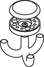 HEWI Dreifachhaken „Serie 477“ HEWI Dreifachhaken „Serie 477“