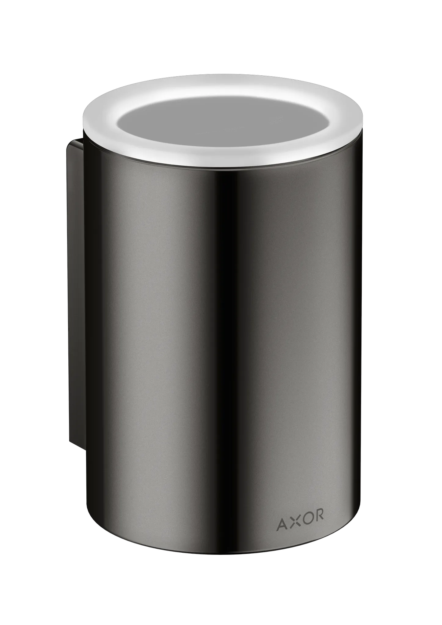 Hansgrohe AXOR Universal Circular Zahnputzbecher, Polished Black Chrome