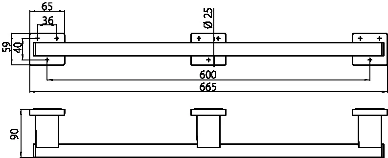 emco Haltegriff „system 2“ in chrom