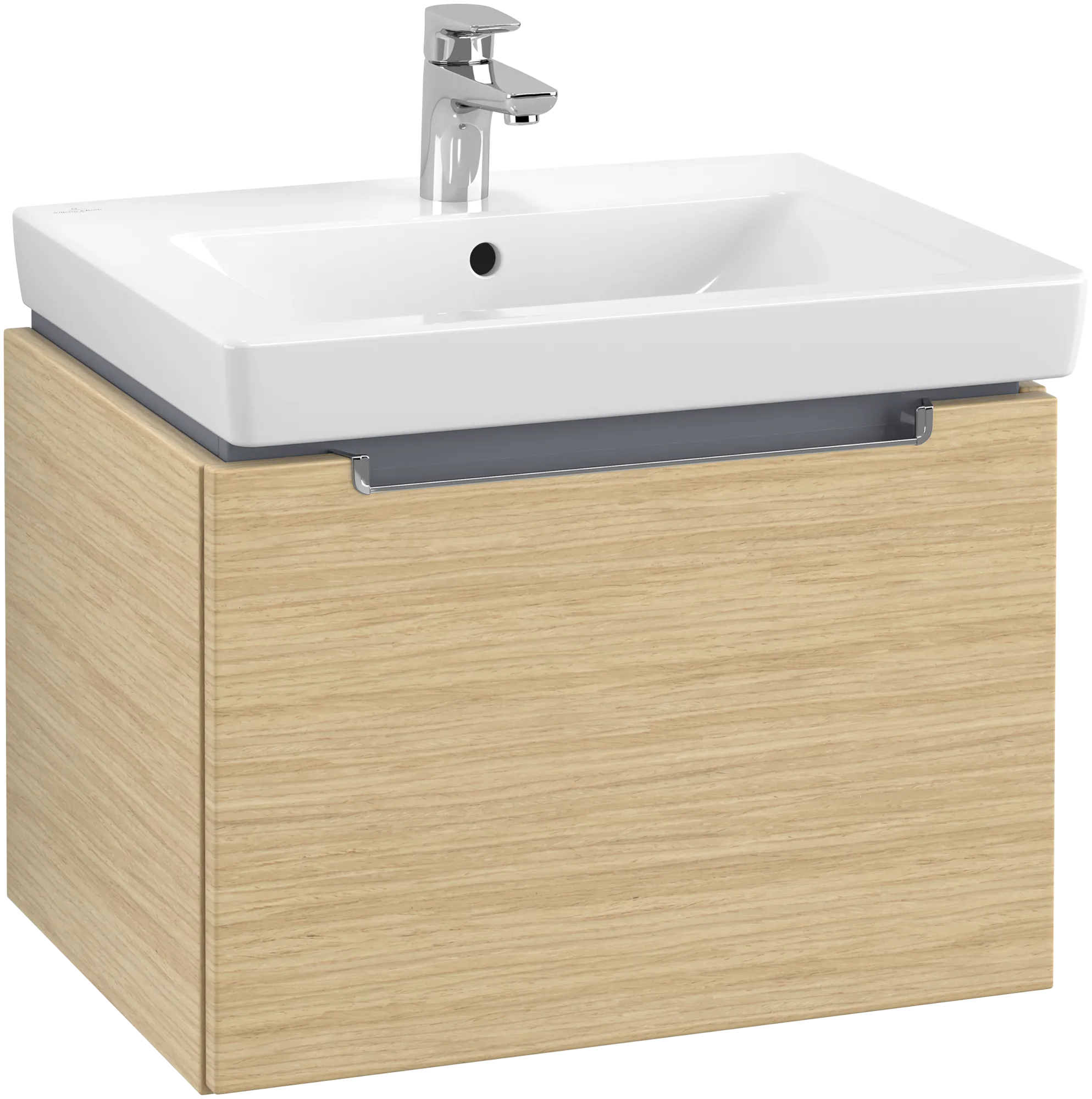 Villeroy & Boch Waschtischunterschrank „Subway 2.0“ 587 × 420 × 454 mm Nordic Oak, für Becken mittig, ohne Beleuchtung Villeroy & Boch Waschtischunterschrank „Subway 2.0“ 587 × 420 × 454 mm Nordic Oak, für Becken mittig, ohne Beleuchtung