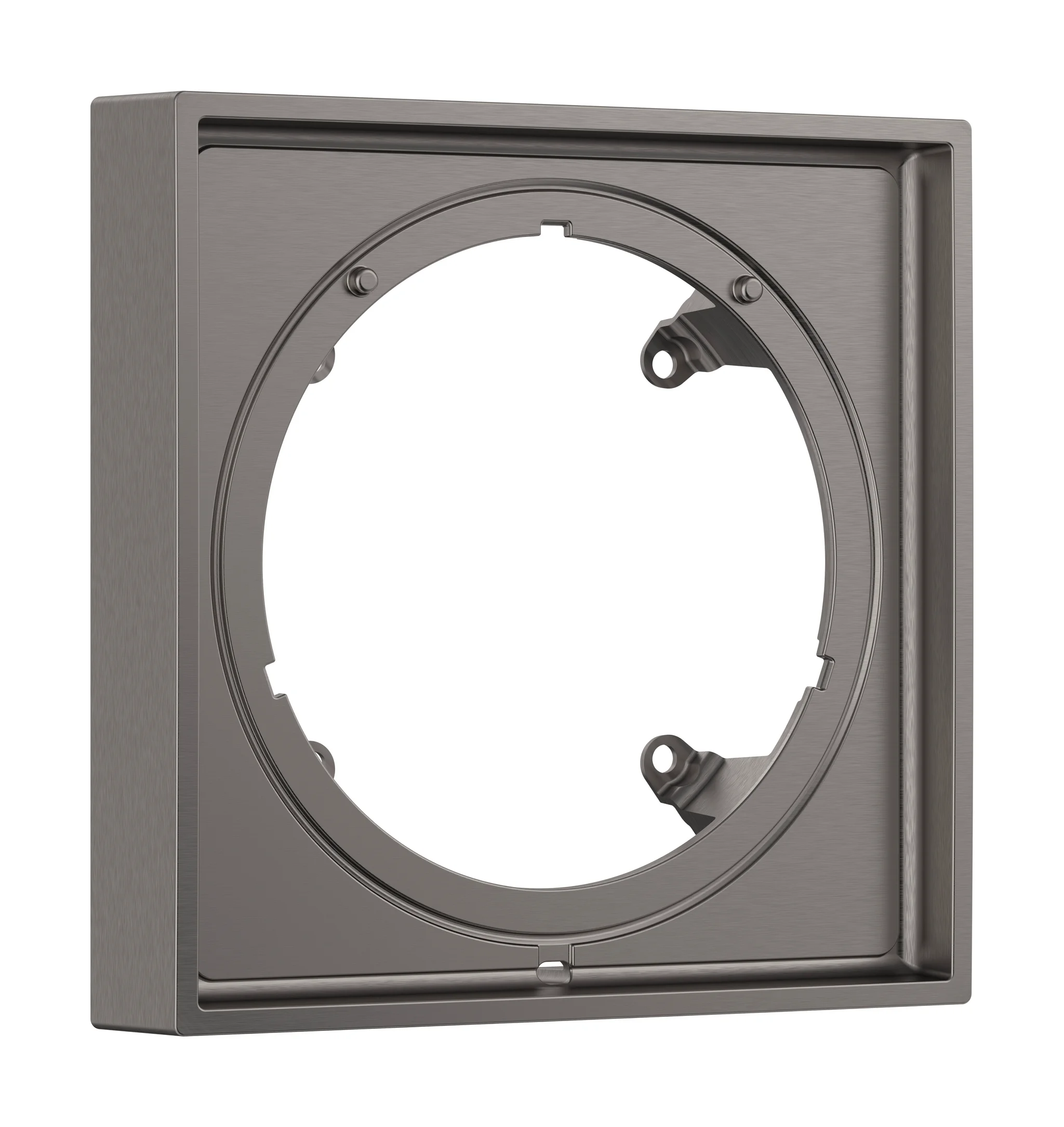 Hansgrohe ShowerSelect Comfort E Verlängerungsrosette 22 mm BBC, Brushed Black Chrome, 170 x 170 mm, 22 mm Verlängerung