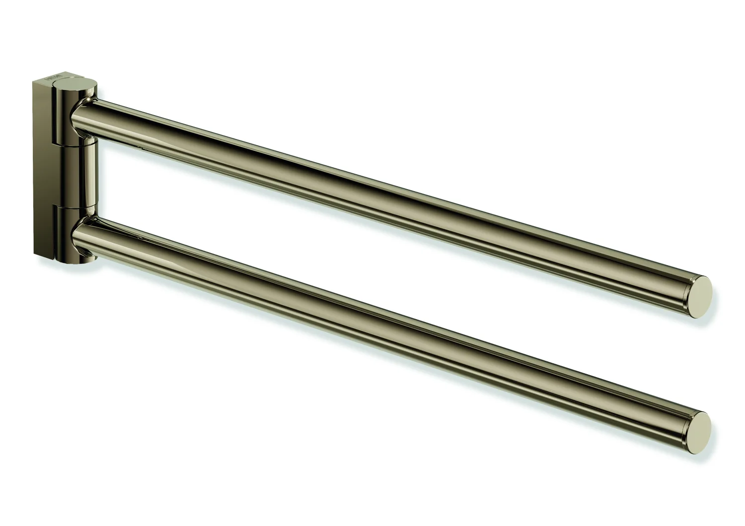 HEWI Handtuchhalter System 162, Edelstahl PVD, Bronze glänzend, Länge 331 mm, zweiarmig schwenkbar HEWI Handtuchhalter System 162, Edelstahl PVD, Bronze glänzend, Länge 331 mm, zweiarmig schwenkbar