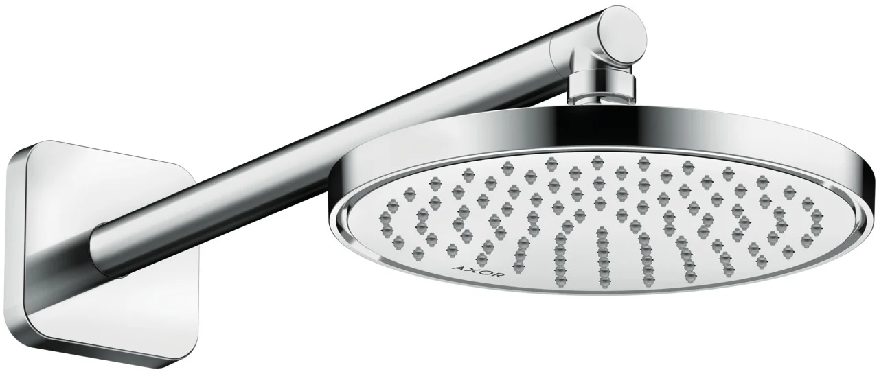 Hansgrohe AXOR ShowerSolutions Kopfbrause 220 1jet EcoSmart Chrom, 220 mm Brausekopfgröße, verstellbarer Winkel, abnehmbar zur Reinigung Hansgrohe AXOR ShowerSolutions Kopfbrause 220 1jet EcoSmart Chrom, 220 mm Brausekopfgröße, verstellbarer Winkel, abnehmbar zur Reinigung