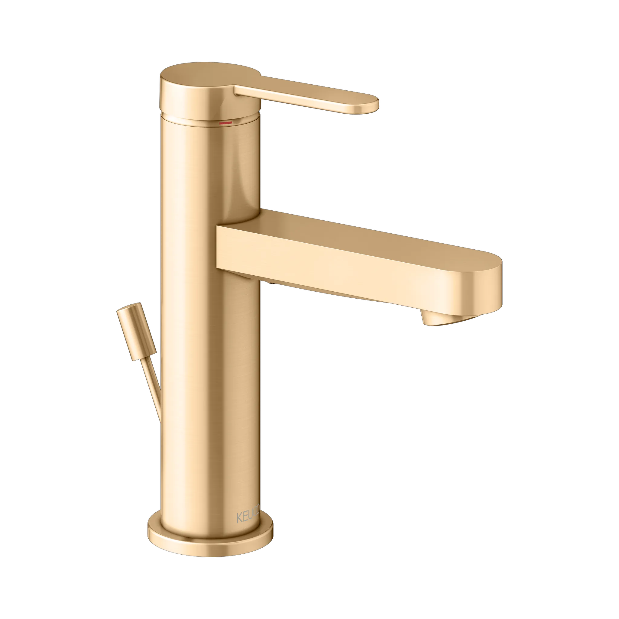 IXMO Einhebel-Waschtischmischer 100 IXMO Flat, Rosette rund Messing geb IXMO Einhebel-Waschtischmischer 100 IXMO Flat, Rosette rund Messing geb