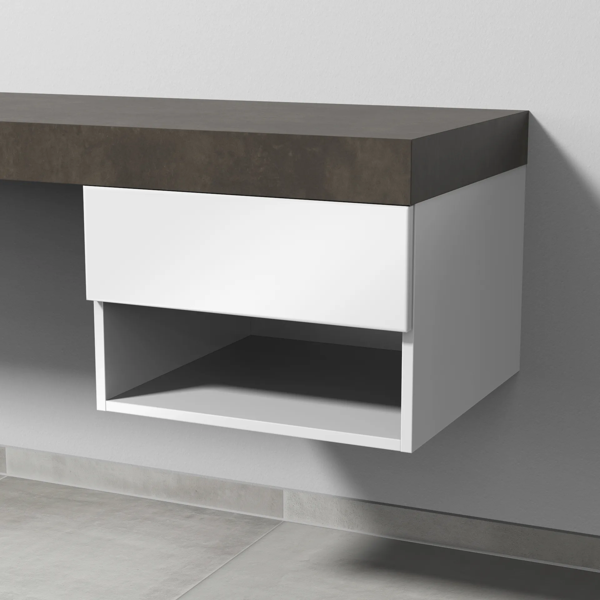 Sanipa Anbauschrank „2morrow“ 500 × 340 × 520 mm in Weiß (glanz)