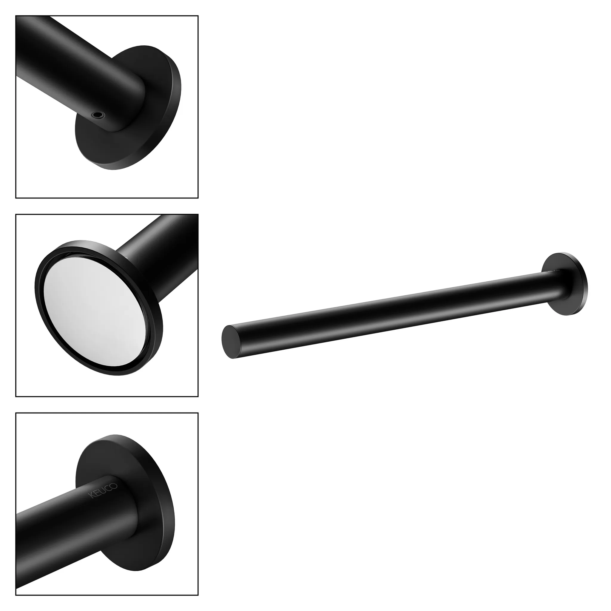 REVA 12822370000 Handtuchhalter 340 mm schwarz