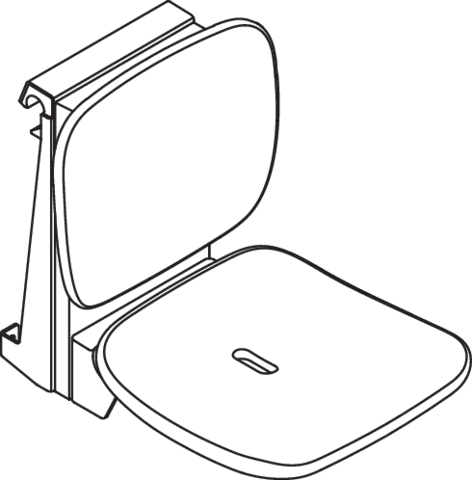 Einhängesitz „Serie 802 LifeSystem“ in Anthrazit glänzend / Anthrazit matt Einhängesitz „Serie 802 LifeSystem“ in Anthrazit glänzend / Anthrazit matt