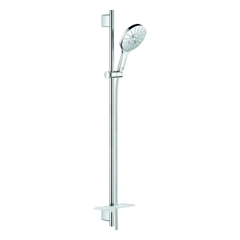 Brausestangenset Rainshower SmartActive 150 26593, 3 Strahlarten, Brausestange 900 mm, Brauseschlauch Silverflex 1.750 mm, Ablage, chrom Brausestangenset Rainshower SmartActive 150 26593, 3 Strahlarten, Brausestange 900 mm, Brauseschlauch Silverflex 1.750 mm, Ablage, chrom