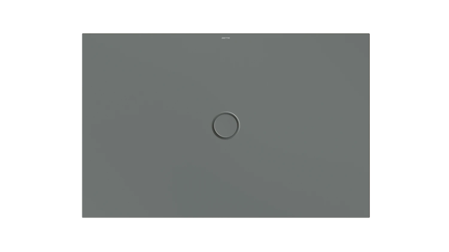 Bette rechteck Duschwanne „BetteFloor“ 1400 × 900 mm mit BetteAntirutsch Pro, ohne Oberflächenveredelung, ohne Wannenträger, in Smoke