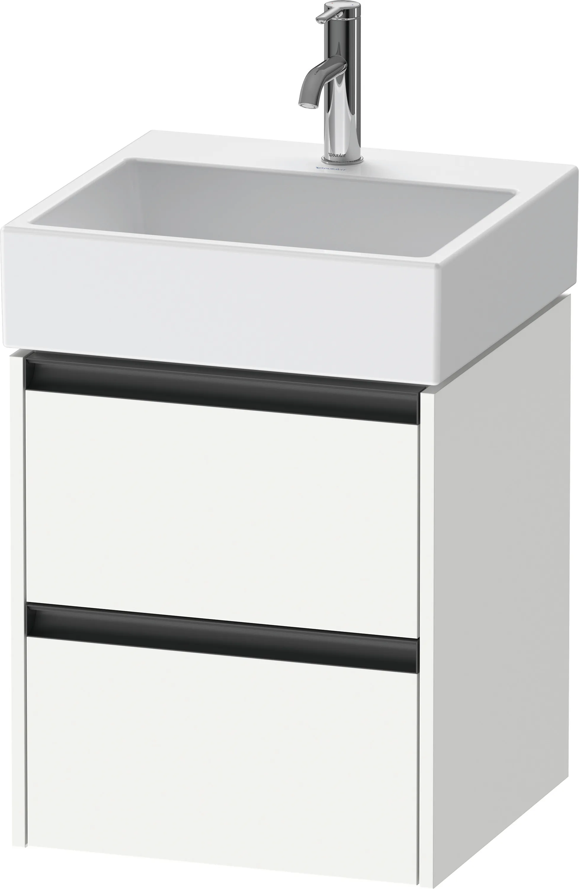 Duravit Waschtischunterschrank wandhängend „Ketho.2“ 48,4 × 54,9 × 46 cm Weiß Matt