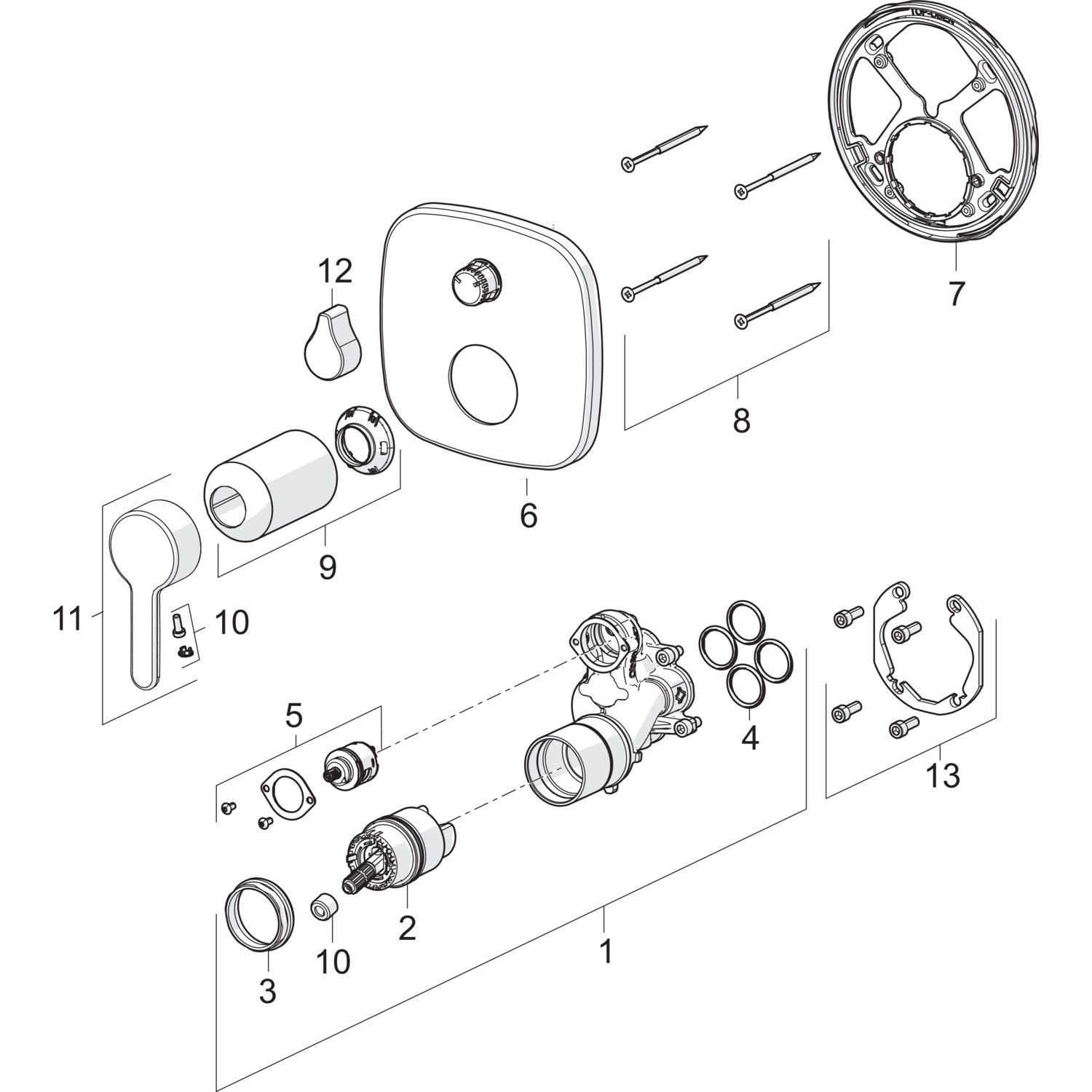 HansaDESIGNO Style Wannen- und Brausearmatur Einhebelmischer Fertigmontageset für Wanne/Brause HansaDESIGNO Style 8111 Rosette soft edge Chrom HansaDESIGNO Style Wannen- und Brausearmatur Einhebelmischer Fertigmontageset für Wanne/Brause HansaDESIGNO Style 8111 Rosette soft edge Chrom