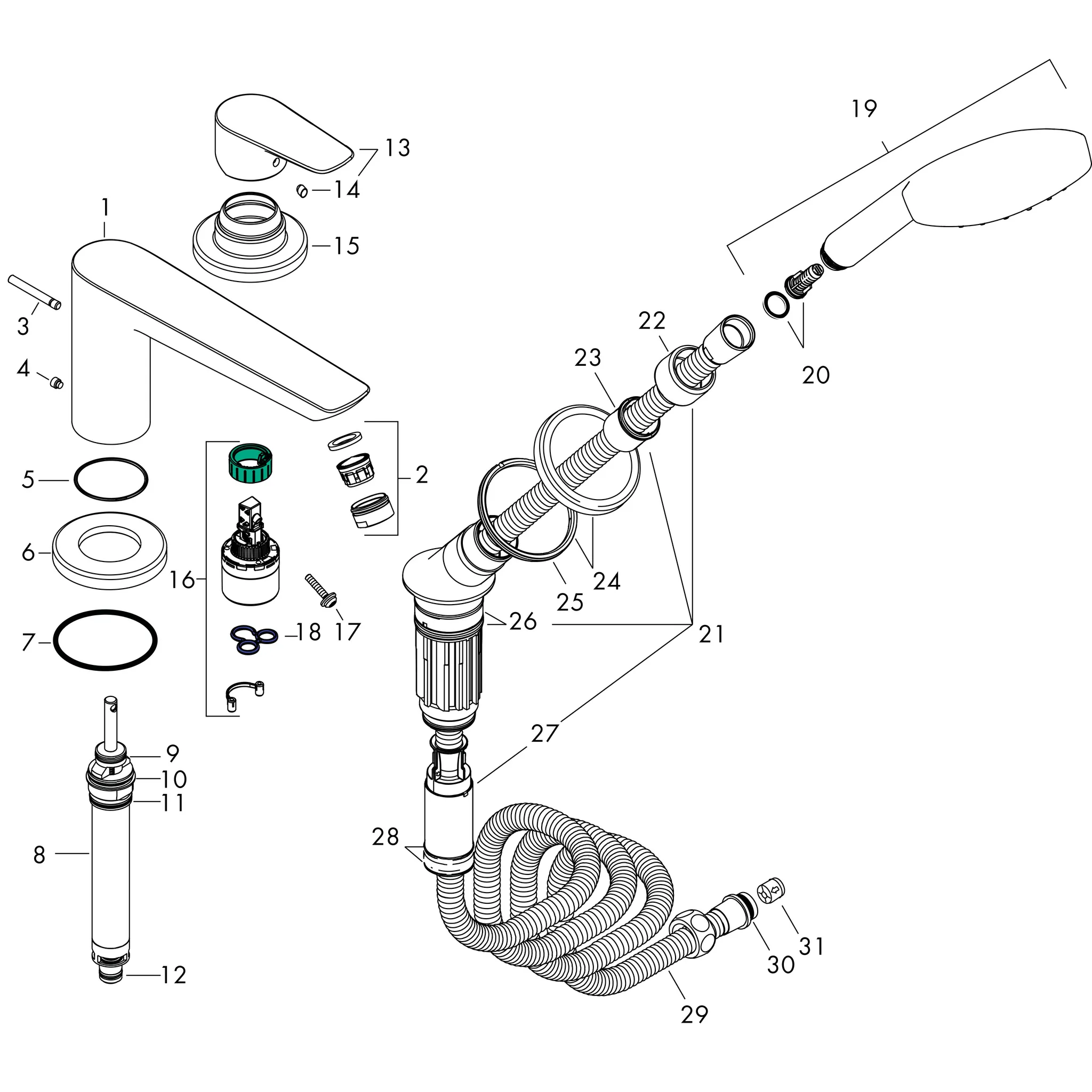 3-Loch Wannenmischer Talis E F-Set chrom Wannenrandmontage 3-Loch Wannenmischer Talis E F-Set chrom Wannenrandmontage