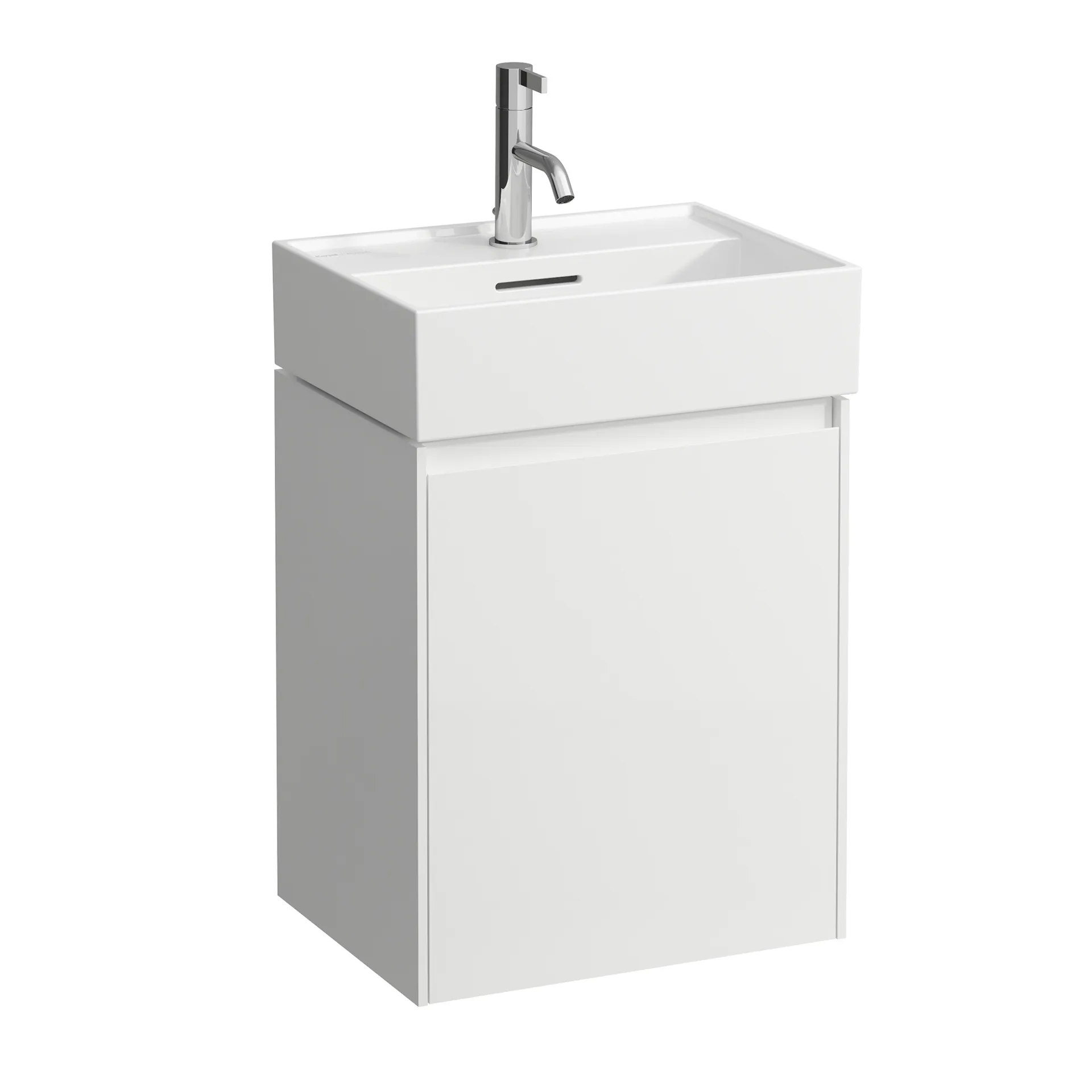 Laufen Waschtischunterbau LANI 330x437x515 1 Tür Scharnier links, integrierte Griffleiste und Soft-Close, 1 Glasablage (fix) für Waschtisch Kartell Laufen H815330 weiß matt Laufen Waschtischunterbau LANI 330x437x515 1 Tür Scharnier links, integrierte Griffleiste und Soft-Close, 1 Glasablage (fix) für Waschtisch Kartell Laufen H815330 weiß matt