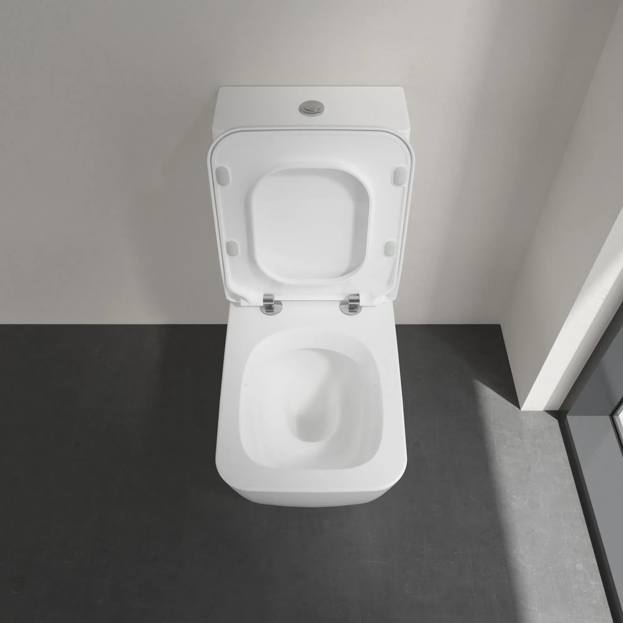 Villeroy & Boch Venticello Tiefspül-WC spülrandlos, 375x700 mm, 400 mm Höhe, weiß Alpin CeramicPlus, bodenstehend Villeroy & Boch Venticello Tiefspül-WC spülrandlos, 375x700 mm, 400 mm Höhe, weiß Alpin CeramicPlus, bodenstehend