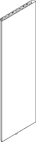 BEMM Design-Heizkörper „Plawa Purline“ 75,5 × 180 cm in Edelstahl