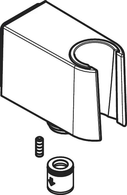 Handbrausehalter für FixFit Porter, Chrom