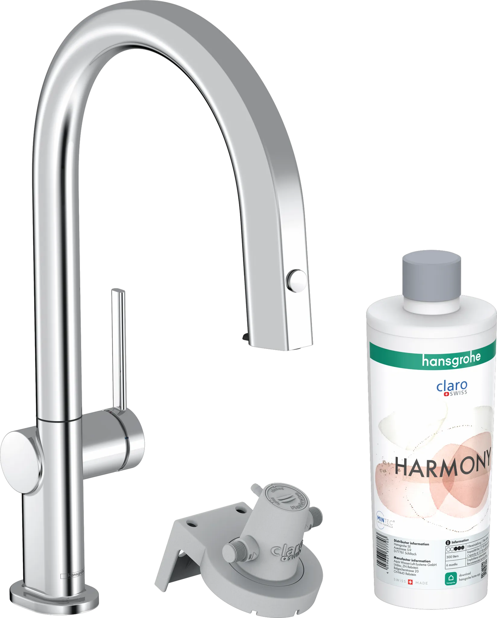 Hansgrohe Aqittura M91 Mischer M9, FilterSystem 210, Ausziehauslauf, 1jet, Starter Set, Chrom Hansgrohe Aqittura M91 Mischer M9, FilterSystem 210, Ausziehauslauf, 1jet, Starter Set, Chrom