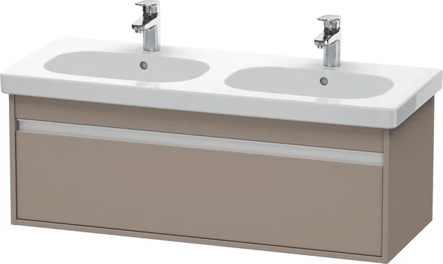 Duravit Waschtischunterschrank wandhängend „Ketho“ 115 × 41 × 45,5 cm Basalt Matt