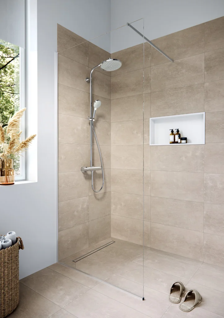 Hansgrohe XtraStoris Original Wandnische mit Rahmen, 300 x 600 x 100 mm, pulverbeschichtet Edelstahl, Mattweiß Hansgrohe XtraStoris Original Wandnische mit Rahmen, 300 x 600 x 100 mm, pulverbeschichtet Edelstahl, Mattweiß