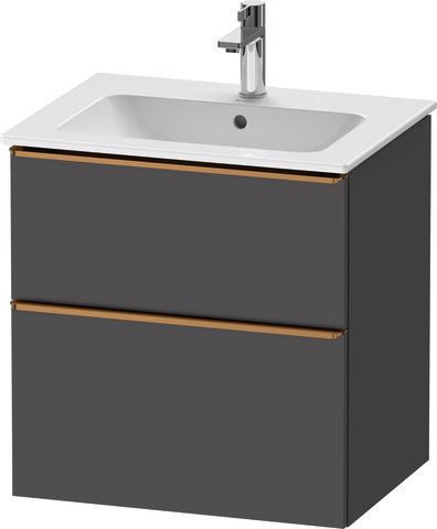 Duravit Waschtischunterschrank wandhängend „D-Neo“ 61 × 62,5 × 46,2 cm