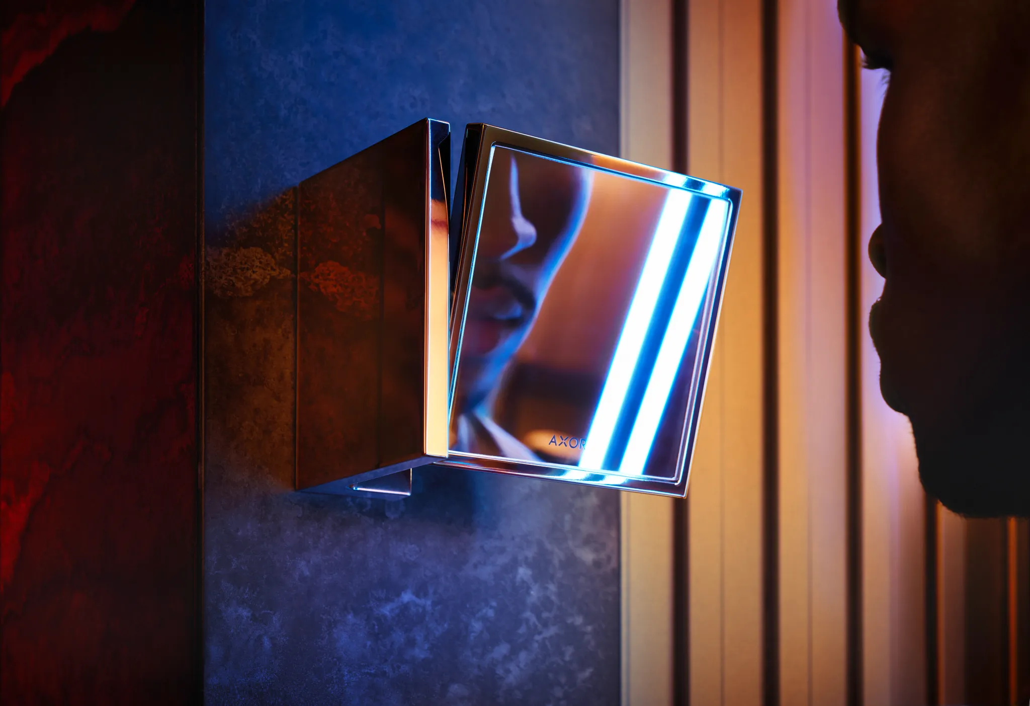 AXOR Universal Rectangular Rasierspiegel Chrom
