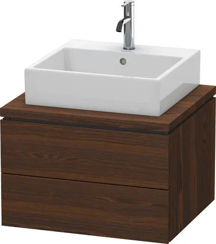 Duravit Waschtischunterschrank wandhängend „L-Cube“ 62 × 40 × 54,7 cm Nussbaum gebürstet Duravit Waschtischunterschrank wandhängend „L-Cube“ 62 × 40 × 54,7 cm Nussbaum gebürstet