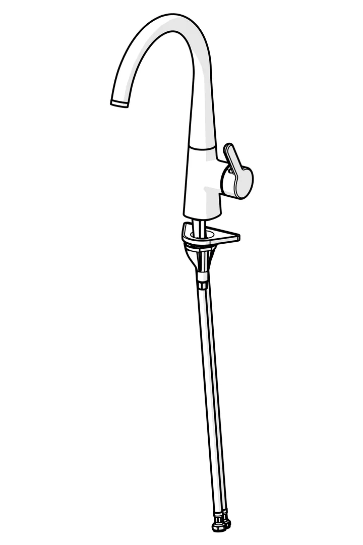 HansaDESIGNO Style Küchenarmatur HansaDESIGNO Style 5101 Brushed bronze