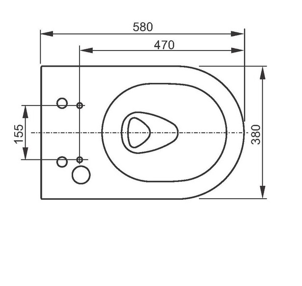 Toto Wand-Tiefspül-WC randlos „RP“ 380 × 335 × 580 mm in weiß Toto Wand-Tiefspül-WC randlos „RP“ 380 × 335 × 580 mm in weiß
