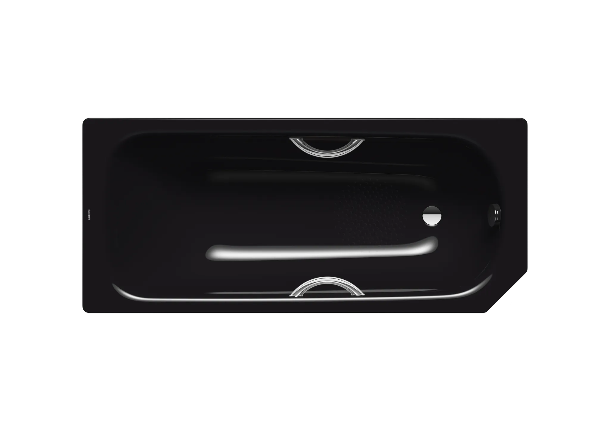 Kaldewei Badewanne „Saniform V4“ Star fünfeck rechteck 160 × 70 cm, mit Grifflochbohrungen in schwarz Kaldewei Badewanne „Saniform V4“ Star fünfeck rechteck 160 × 70 cm, mit Grifflochbohrungen in schwarz