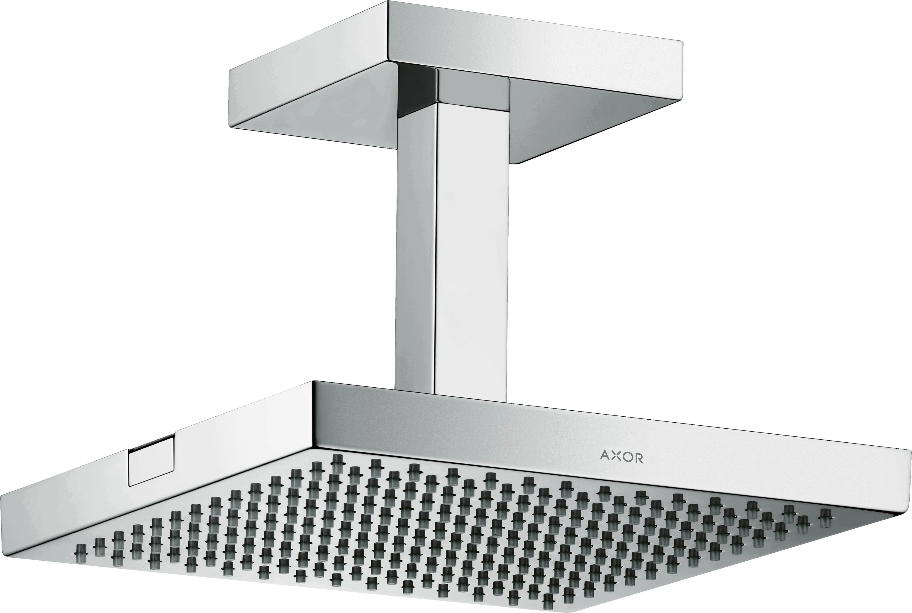 Hansgrohe AXOR ShowerSolutions Kopfbrause Starck 240x240 mm, Chrom, Deckenanschluss, RainAir Strahl, 12 l/min Durchfluss