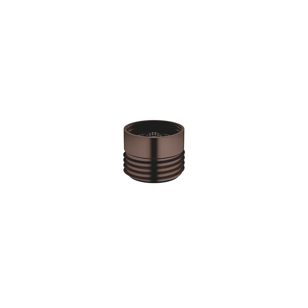 Dornbracht Adapter für Brauseabgang SERIENNEUTRAL Dark Bronze gebürstet PVD 3/8" x 1/2"