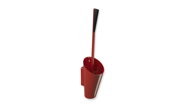 HEWI WC-Bürstengarnitur Serie 801, rubinrot