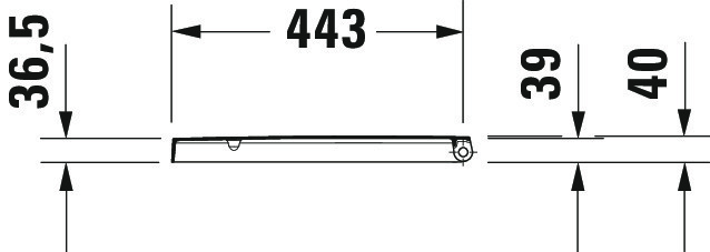 Duravit WC-Sitz „ME by Starck“ 37,4 × 45,8 × 5,6 cm in Weiß Hochglanz, Scharniere Edelstahl Duravit WC-Sitz „ME by Starck“ 37,4 × 45,8 × 5,6 cm in Weiß Hochglanz, Scharniere Edelstahl