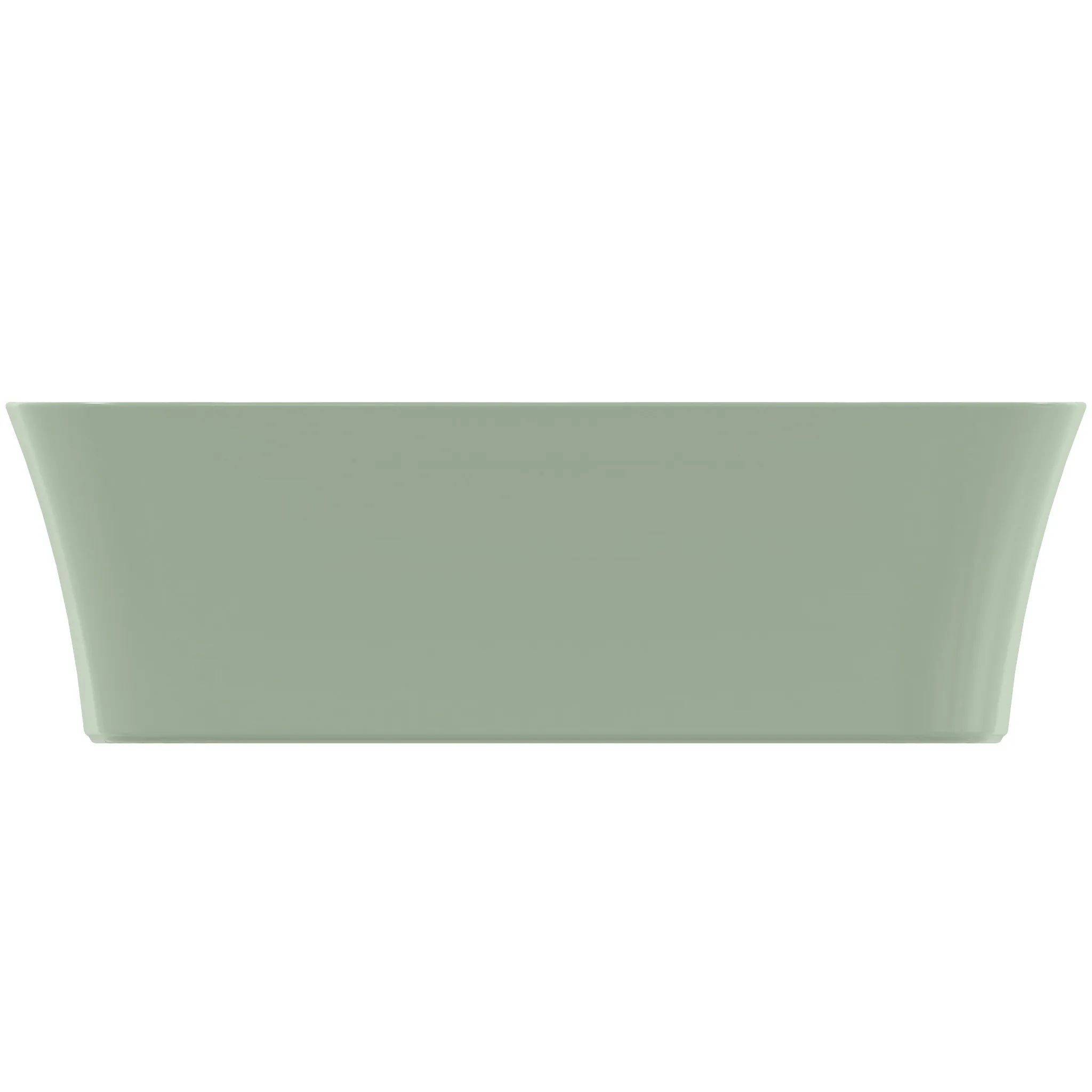 Ideal Standard Ipalyss Schale in Salbeigrün, 550x380x125 mm, ohne Hahnloch, ohne Überlauf