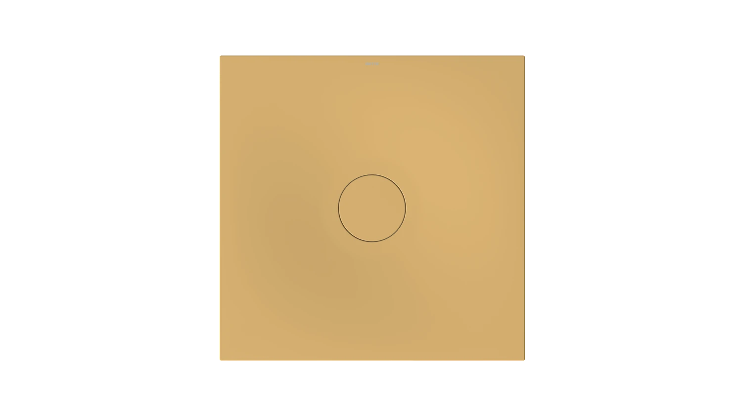 Bette quadrat Duschwanne „BetteAir“ 900 × 900 mm ohne Oberflächenbeschichtung, ohne Oberflächenveredelung, mit Minimum-Wannenträger, in Curry