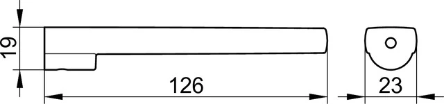 Collection Moll Ersatzrollenhalter verchromt Collection Moll Ersatzrollenhalter verchromt