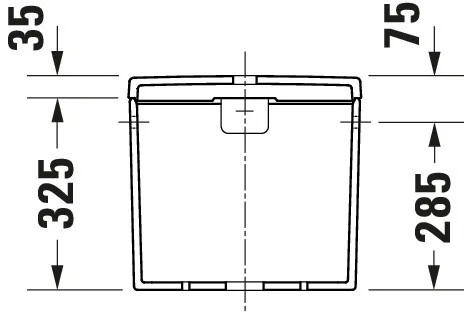 Spülkasten „D-Neo“ 39,5 × 36 × 18 cm Spülkasten „D-Neo“ 39,5 × 36 × 18 cm