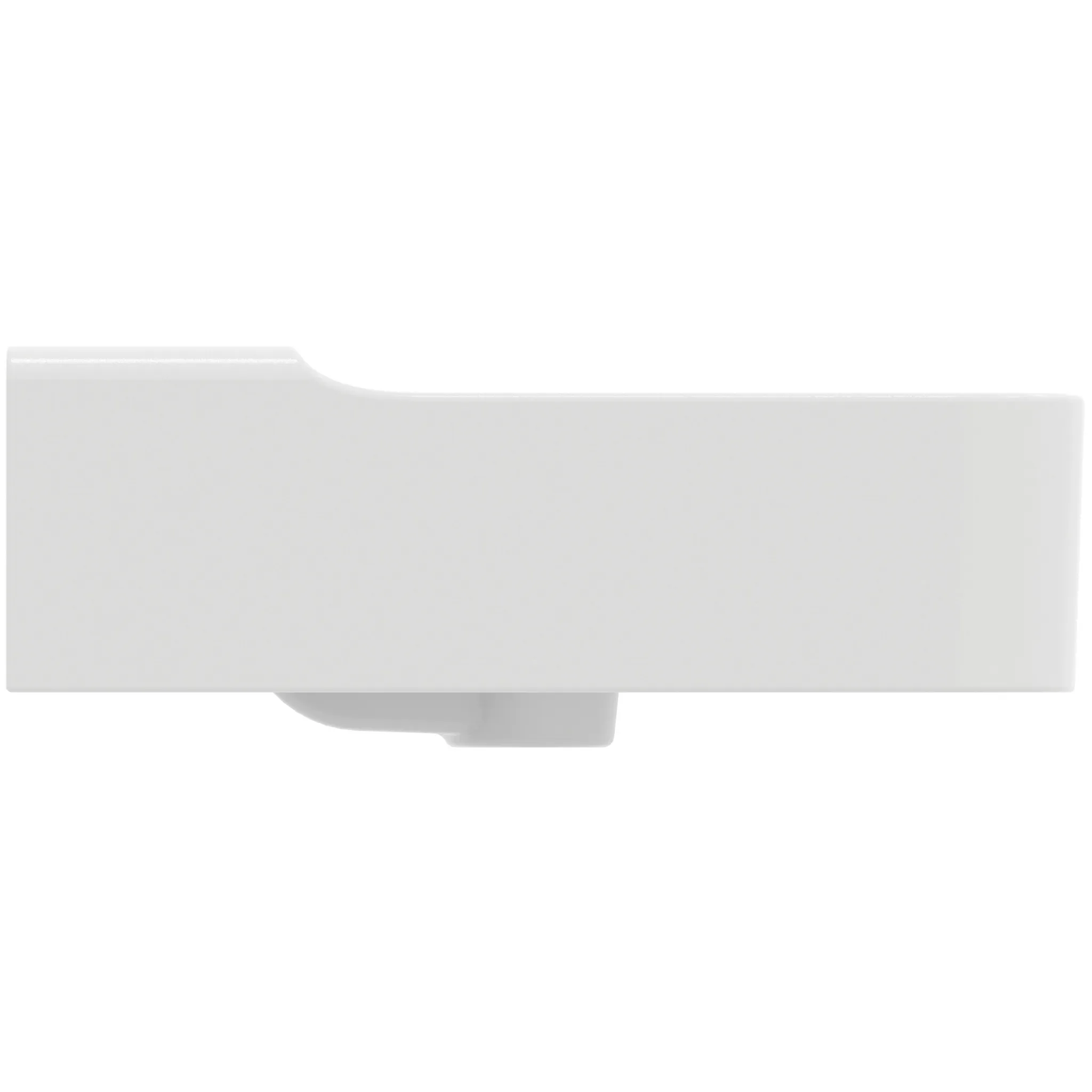 Waschbecken „Conca“ 60 × 45 × 16,5 cm, Hahnlochposition mittig in Seidenweiß Waschbecken „Conca“ 60 × 45 × 16,5 cm, Hahnlochposition mittig in Seidenweiß